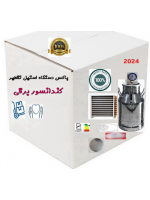 دستگاه تقطیرپک20لیتری استیل خمره ای	