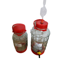 قرابه شیشه ای۸لیتری4تایی